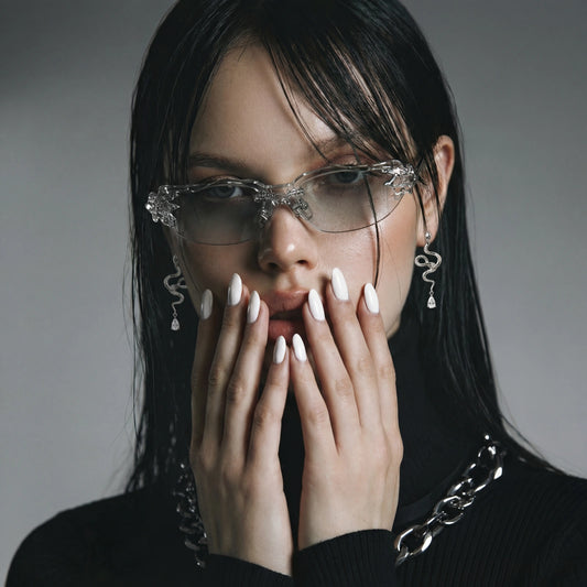 Morella Serpentine Crystal Drops by Angelus Noctra