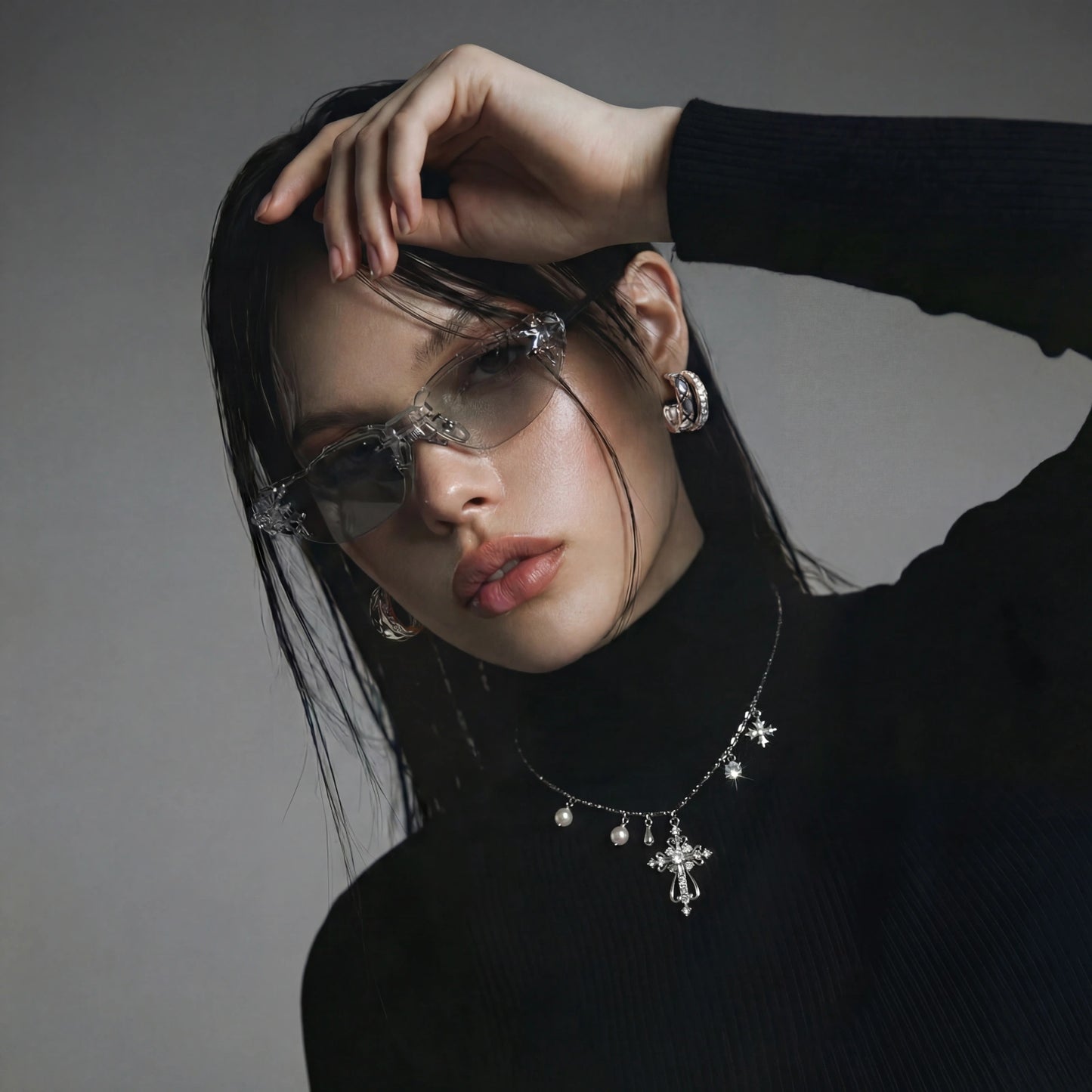 Juliet Divine Grace Cross Layers by Angelus Noctra