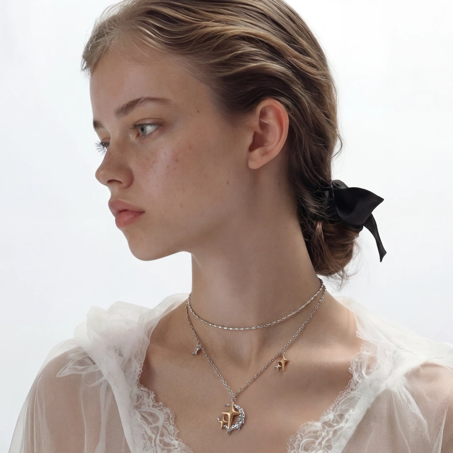 Ulalume Celestial Dreams Necklace by Angelus Noctra