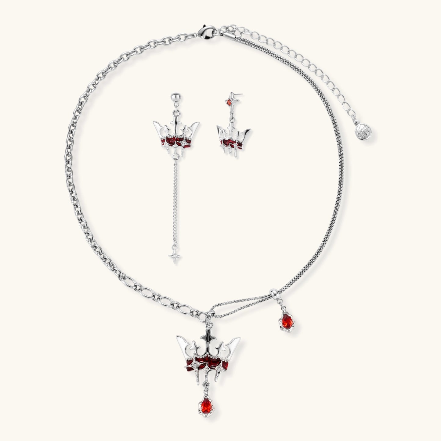 Lady Macbeth Royal Crimson Crown Set by Angelus Noctra
