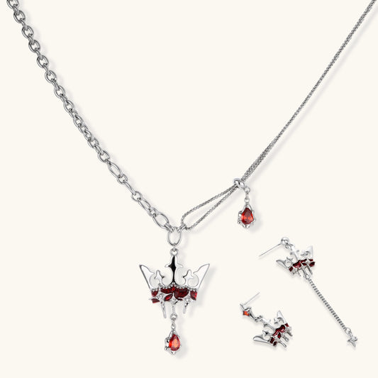 Lady Macbeth Royal Crimson Crown Set by Angelus Noctra