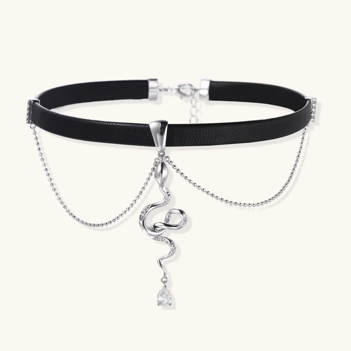 Serpent Power Choker by Angelus Noctra