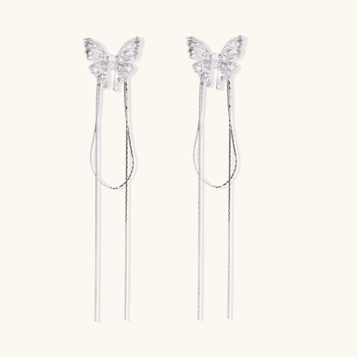 Ophelia Butterfly Dreams Earrings by Angelus Noctra