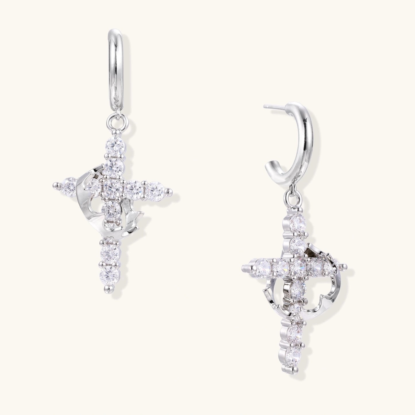 Divine Cross Drops by Angelus Noctra
