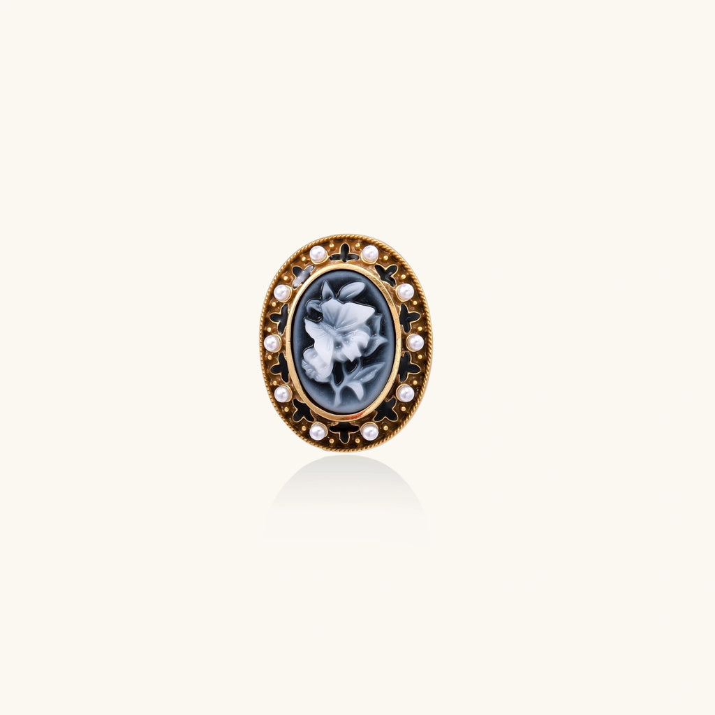 Ligeia Cameo Ring by Angelus Noctra
