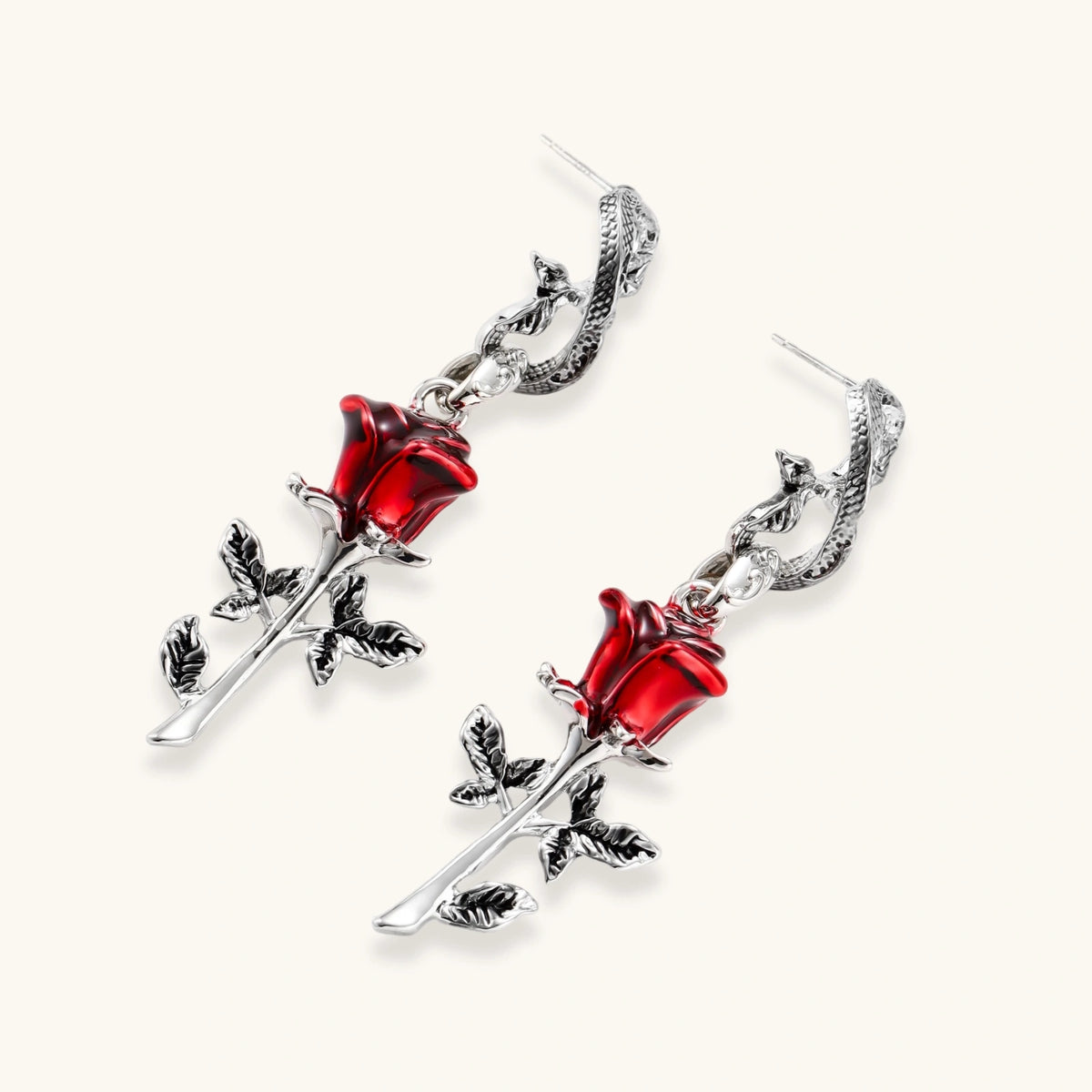 Nevermore Serpent Rose Set by Angelus Noctra