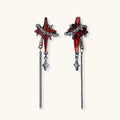 Nevermore Blood Moon Dagger Earrings by Angelus Noctra