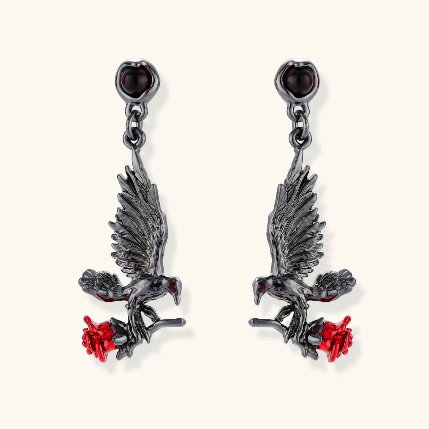 Nevermore Raven Rose Gothic Set by Angelus Noctra