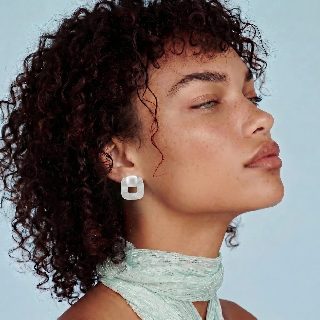 Morella Geometric Studs by Angelus Noctra