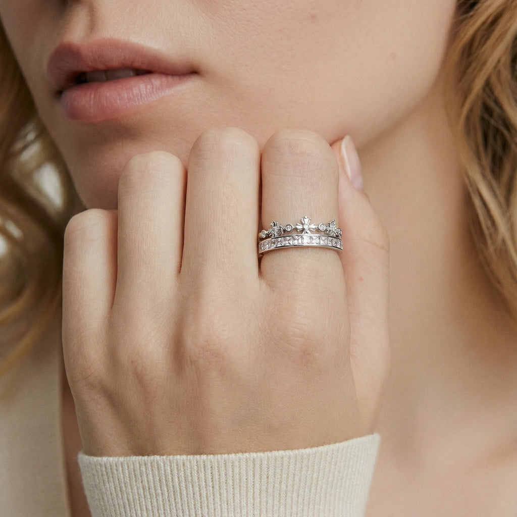 Morella Crowned Ring by Angelus Noctra